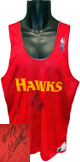 Dikembe Mutombo Signed Atlanta Hawks NBA Champion Practice Jersey #55- Beckett Review (8X AS/4X DPY)