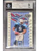 Steve McNair 2000 Donruss Preferred Lettermen Card #51 /500- BGS Graded 9 Mint (Tennessee Titans)