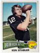 Ken Stabler 1975 Topps Card #380 (Oakland Raiders)