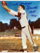 Dante Lavelli signed Cleveland Browns NFL 8x10 Photo Gluefingers/HOF imperfect- COA