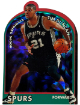 Tim Duncan 2000-01 Hoops Originals Hot Prospects Prizm Die-Cut Card #2H (San Antonio Spurs/HOF)