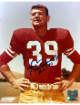 Hugh McElhenny signed San Francisco 49ers NFL 8x10 Photo HOF 70 imperfect- COA