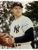 Bob Turley signed New York Yankees MLB 8x10 Photo imperfect- COA (1958 CY/WS MVP)