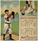 James Barrett/Grant McGlynn 1911 Mecca T201 Double Folders Card VG Milwaukee
