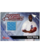 Vince Young 2006 Bowman Rookie Rewind Throwback Player Worn Jersey Card #BRR-VY (Tennessee Titans)