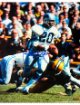 Lem Barney signed Detroit Lions NFL Licensed 8x10 Photo imperfect- COA (HOF)
