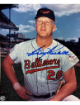 Boog Powell signed Baltimore Orioles MLB 8x10 Photo minor dings - COA- (AL MVP)