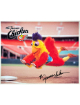 The Famous Chicken signed 1989 San Diego Padres 8x10 Photo imperfect - COA