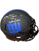 Lawrence Taylor signed New York Giants Eclipse Full Size Speed Authentic Helmet w/Visor w/ Bad Mother** insc- Beckett