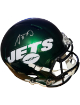 Aaron Rodgers signed New York Jets NFL Full Size Riddell Rep Helmet #8 imperfect- Fanatics Hologram