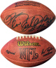 Kevin Carter signed Official Wilson NFL Tagliabue Leather Gameday Football #93 Go Titans!- COA (2X Pro Bowl/Florida Gators)