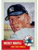 Mickey Mantle 1991 Topps Archives 1953 Reprint Card #82- (New York Yankees/HOF)
