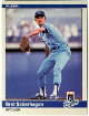 Bret Saberhagen 1984 Fleer Update Rookie Card (RC) #U-103 (Kansas City Royals)
