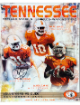 Tony Brown signed Tennessee Volunteers 11/1/2003 Full NCAA Football Program #81- COA
