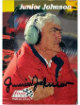 Junior Johnson signed NASCAR 1993 Pro Set Finish Line Racing Card # 172 imperfect- COA