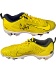 Clyde Edwards-Helaire signed Nike Fastflex Vapor Yellow Right Cleat/1 Shoe (Size 11.5)- Beckett Witnessed (LSU/Chiefs)