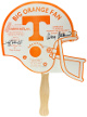 Doug Atkins /Jeff Powell Dual Signed 1994 Corncob 7th Tailgate Party Tennessee Volunteers/Big Orange Handheld Fan- COA