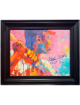 Hank Aaron signed Braves LeRoy Neiman In Plate Canvas 16x20 Print HOF Custom Framing- JSA