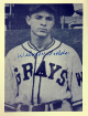 Wilmer Fields signed Homestead Grays Negro League 8.5x11 Photo imperfect- COA