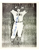 Wilmer Fields signed Homestead Grays Negro League 8x10 Photo imperfect- COA/CSA Show Ticket