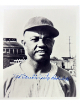Ted Double Duty Radcliffe signed Homestead Grays Negro League 8x10 Photo imperfect- COA