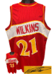 Dominique Wilkins signed Atlanta Red TB Custom Stitched Basketball Jersey- JSA Witnessed (HOF)