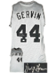 George Gervin signed San Antonio Grey TB Custom Stitched Basketball Jersey- JSA Witnessed (HOF)