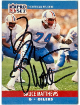 Bruce Matthews signed 1990 Pro Set NFL On Card Auto #514 - COA (Oilers/Titans/HOF)