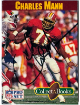 Charles Mann signed 1990 Pro Set Collect-A-Books On Card Auto #31-COA (Washington)
