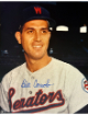 Bill Consolo signed Washington Senators MLB Licensed 8x10 Photo imperfect - COA