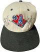 Eddie George/Steve McNair Dual Signed 1997 Tennessee Oilers NFL Inaugural Season Logo Athletic Cap- Beckett Review