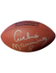 Archie Manning signed NFL Wilson Rep Football #8- COA (New Orleans Saints)