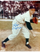 Ryne Duren signed New York Yankees MLB 8x10 Photo minor dings- COA (1958 WS Champ)