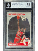 Michael Jordan 1990-91 NBA Hoops Card #65 - Beckett/BGS Graded 7.5 Near Mint+ (Chicago Bulls/HOF/GOAT)