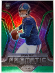 Jaxson Dart 2025 Panini Prizm Prizmatic Green Wave Rookie Card #6 (New York Giants)