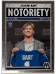 Jaxson Dart 2025 Panini Mosaic Notoriety Rookie Card (RC) #11 (New York Giants)