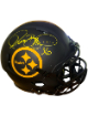 Jerome Bettis signed Pittsburgh Steelers Riddell NFL Full Size Eclipse Authentic Helmet #36- Beckett Witnessed (HOF)