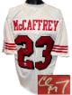Christian McCaffrey signed San Francisco TB Custom Stitched Pro Style Football Jersey XL - JSA #AI78291