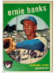 Ernie Banks 1959 Topps Baseball Card #350 VG (Chicago Cubs/HOF)