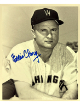Ellis Clary signed Washington Senators Vintage 8x10 Photo imperfect- COA/Ticket