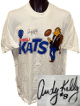 Andy Kelly has hand signed this Nashville Kats T-Shirt imperfect- COA (Size XL- Fruit of the Loom)