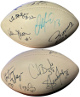 NFL Stars Multi Signed OFC Wilson NFL White Panel Football 12 Sigs � Beckett Marino/Rice/Deion Sanders/LT/Esiason