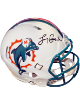 Larry Csonka signed Miami Dolphins Riddell NFL Full Size Speed Authentic Helmet- Beckett Witnessed Hologram
