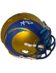 Aaron Donald signed Los Angeles Rams Riddell NFL Flash Alternate Speed Mini Helmet w/ Visor imperfect- Beckett Witnessed