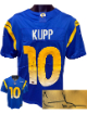 Cooper Kupp Los Angeles Rams NFL Licensed Nike On Field Dri-Fit Blue Jersey- Size Large #10- Fanatics Authentic Hologram
