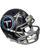 Tyjae Spears signed Tennessee Titans Riddell NFL Speed TB Mini Helmet #2 - COA