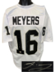 Jakobi Meyers signed Las Vegas White Custom Stitched Pro Style Football Jersey XL- Beckett Witnessed