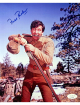 Fess Parker signed Vintage Color 8x10 Photo- JSA #II11065 (Daniel Boone/Davy Crockett)