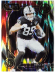 Brock Bowers 2024 Panini Select Club Level Black & Red Shock Prizm Rookie Card (RC) #222 (Las Vegas Raiders)