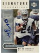 Marion Barber III signed 2005 Upper Deck Signature Foundations RC Auto Card #SF-BA (Dallas Cowboys)